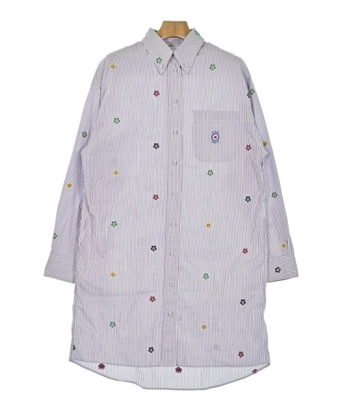 KENZO(ケンゾー)シャツワンピース 紫 サイズ:36(XS位)/2200681115019