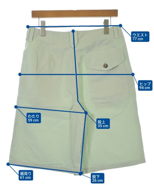KENZO（ケンゾー）ショートパンツ 緑 サイズ:48(L位) メンズ/2200699594202
