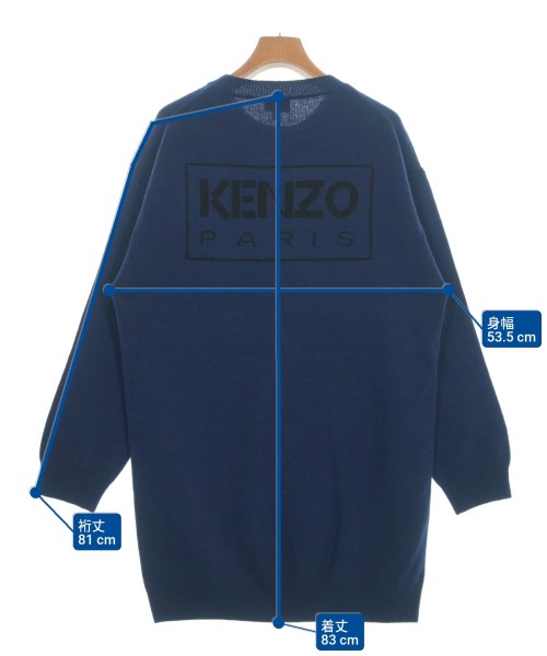 KENZO（ケンゾー）ワンピース 青 サイズ:M レディース/2200655998075