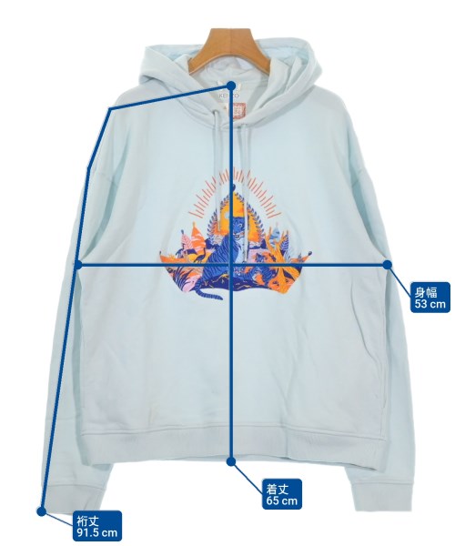 KENZO（ケンゾー）パーカー 青 サイズ:S レディース/2200656134014