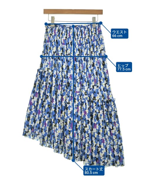 KENZO（ケンゾー）ロング・マキシ丈スカート 青 サイズ:34(XS位) レディース/2200656134076