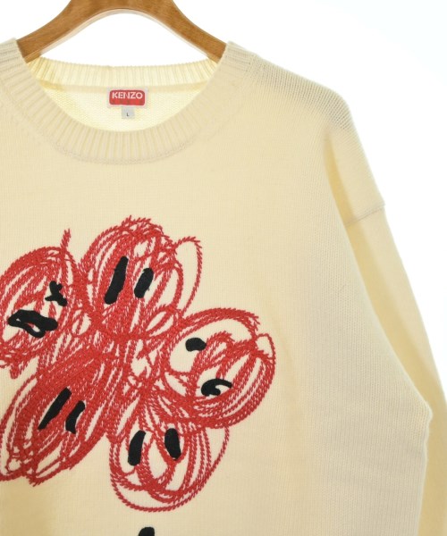 KENZO（ケンゾー）ニット・セーター 白 サイズ:L メンズ/2200662213017