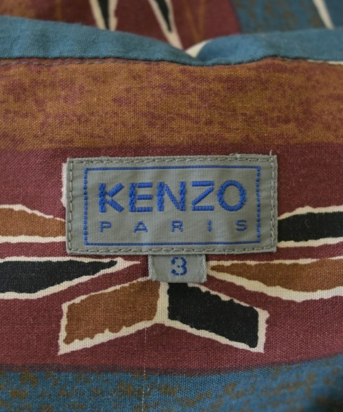 KENZO（ケンゾー）カジュアルシャツ 青 サイズ:3(L位) メンズ/2200711926080