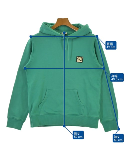KENZO（ケンゾー）パーカー 緑 サイズ:S メンズ/2200636325012