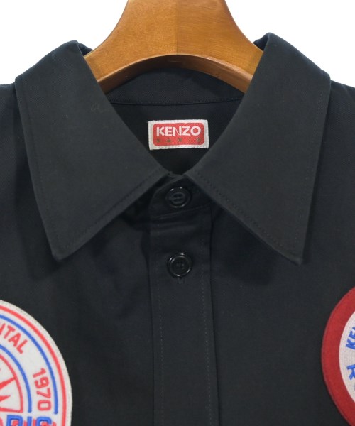 KENZO（ケンゾー）カジュアルシャツ 黒 サイズ:41(XL位) メンズ/2200646309019