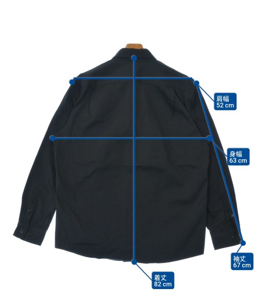 KENZO（ケンゾー）カジュアルシャツ 黒 サイズ:41(XL位) メンズ/2200646309019