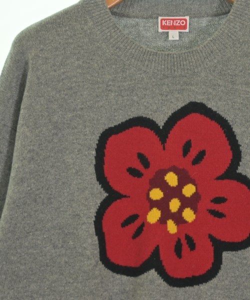 KENZO（ケンゾー）ニット・セーター グレー サイズ:L メンズ/2200640003104