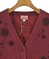 KENZO（ケンゾー）カーディガン 赤 サイズ:XS レディース/2200654056042