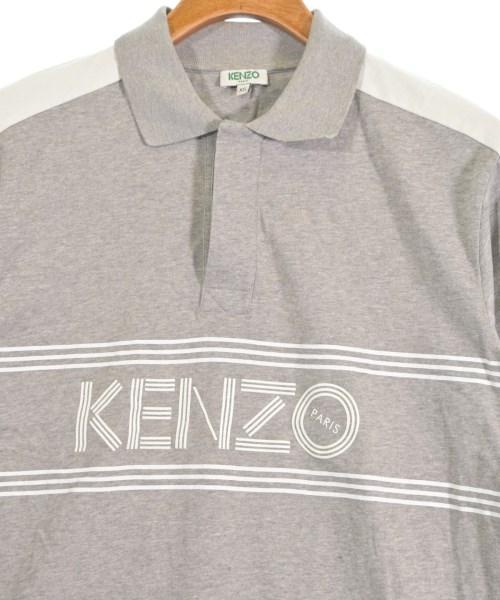 KENZO（ケンゾー）ポロシャツ グレー サイズ:XS メンズ/2200654059135