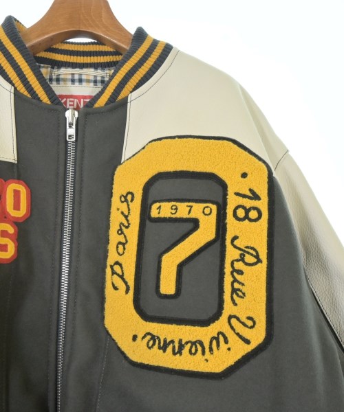 KENZO（ケンゾー）スタジャン グレー サイズ:L メンズ/2200707894010