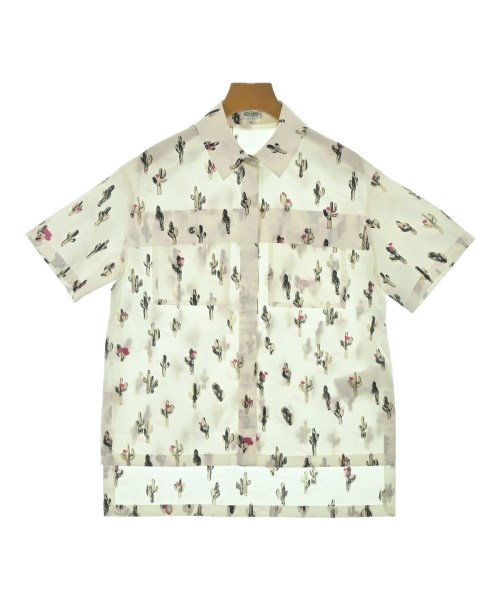 KENZO(ケンゾー)カジュアルシャツ 白 サイズ:36(XS位)/2200662627050