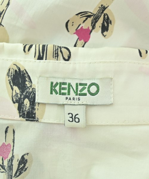 KENZO（ケンゾー）カジュアルシャツ 白 サイズ:36(XS位) レディース/2200662627050