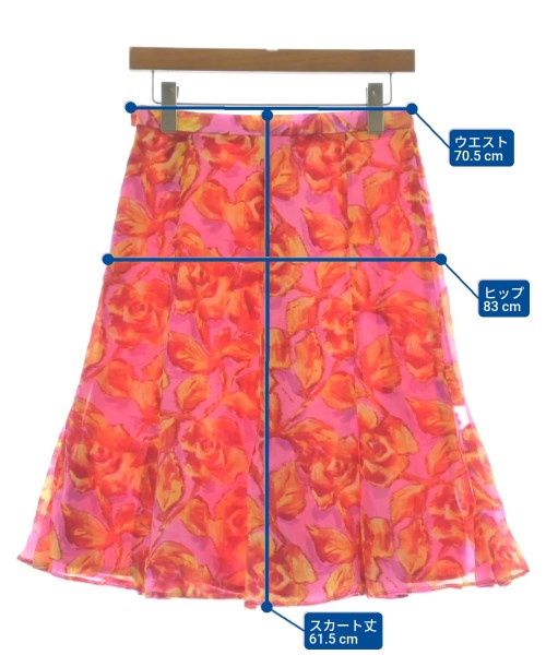 KENZO（ケンゾー）ひざ丈スカート ピンク サイズ:40(M位) レディース/2200666202017