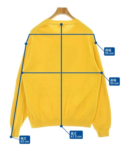 KENZO（ケンゾー）ニット・セーター 黄 サイズ:M メンズ/2200666420015