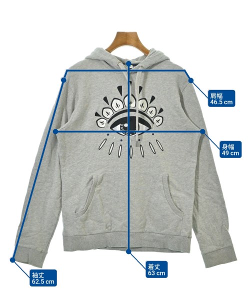 KENZO（ケンゾー）パーカー グレー サイズ:S レディース/2200664139049