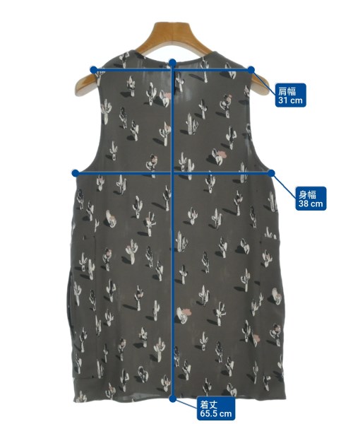 KENZO（ケンゾー）ブラウス グレー サイズ:34(XXS位) レディース/2200668238069