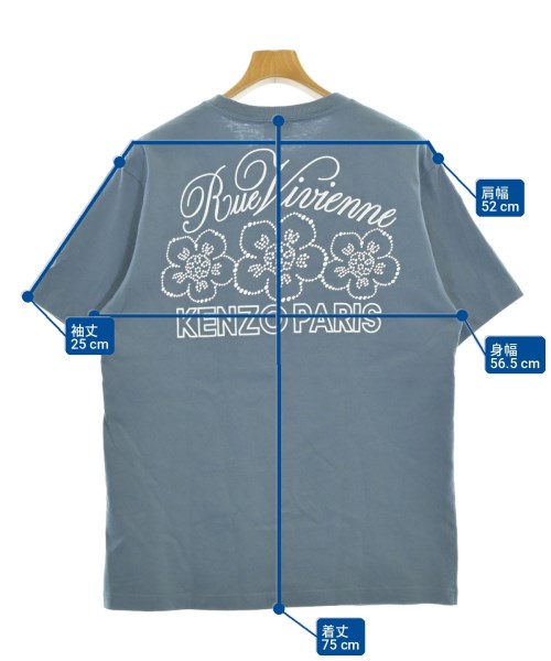 KENZO（ケンゾー）Tシャツ・カットソー 青 サイズ:S メンズ/2200725056032