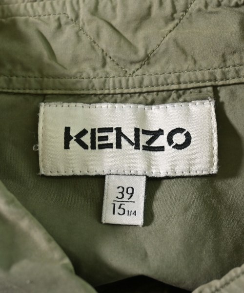 KENZO（ケンゾー）カジュアルシャツ カーキ サイズ:39(M位) メンズ/2200735584082