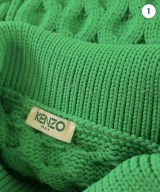 KENZO（ケンゾー）ニット・セーター 緑 サイズ:L メンズ/2200735609068
