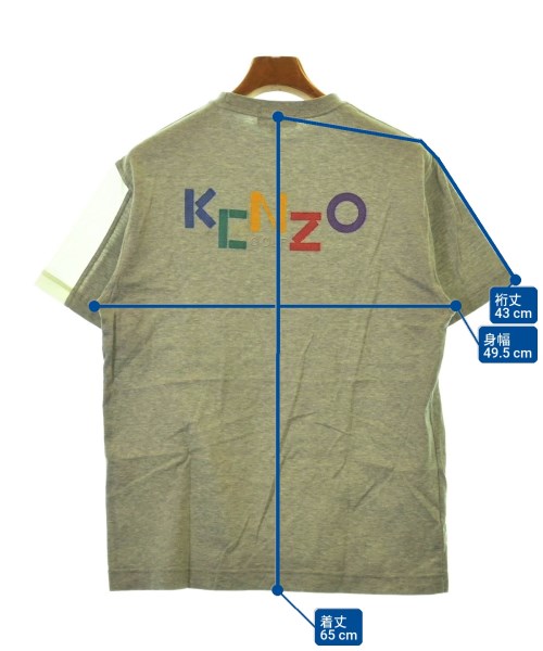 KENZO（ケンゾー）Tシャツ・カットソー グレー サイズ:2(M位) メンズ/2200713034035