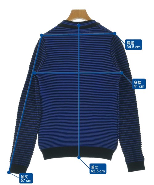 KENZO（ケンゾー）ニット・セーター 青 サイズ:XS レディース/2200728020269