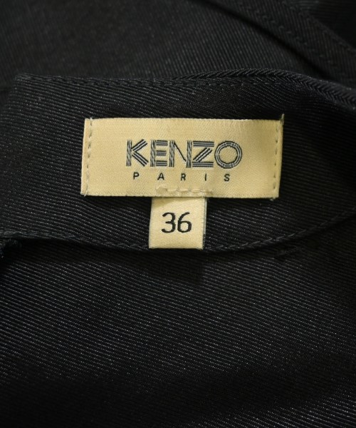 KENZO（ケンゾー）ワンピース 黒 サイズ:36(XS位) レディース/2200677370101