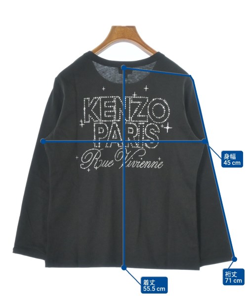 KENZO（ケンゾー）Tシャツ・カットソー 黒 サイズ:M レディース/2200683497021