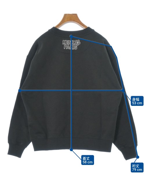KENZO（ケンゾー）スウェット 黒 サイズ:M レディース/2200683497052