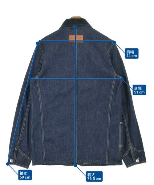 KENZO（ケンゾー）カバーオール 紺 サイズ:M メンズ/2200691782089