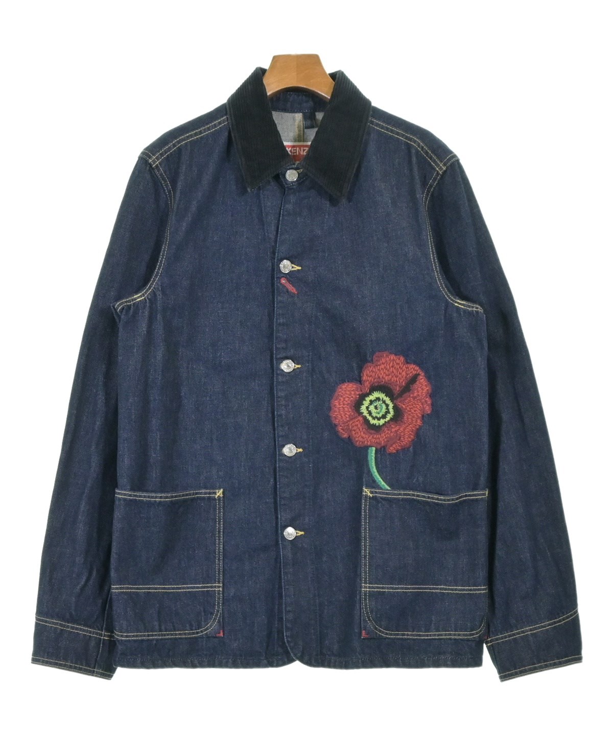 KENZO ケンゾー カバーオール M 紺 【古着】【中古】【送料無料】 KENZO（ケンゾー）カバーオール 紺 サイズ:M メンズ/2200691782089