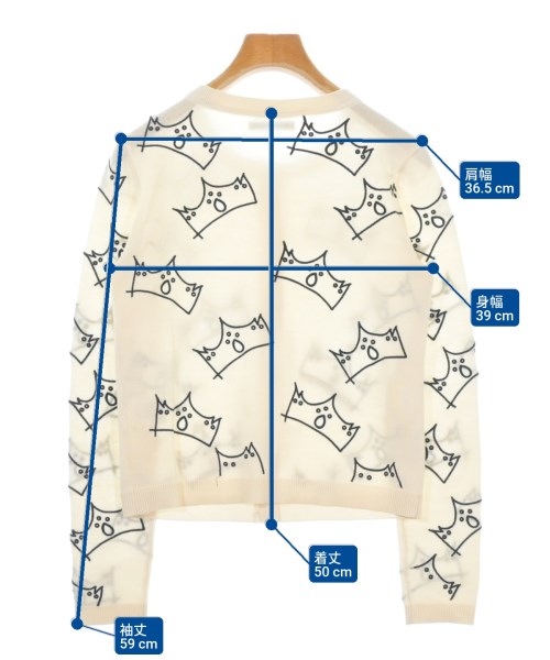 alice+olivia（アリスプラスオリビア）カーディガン 白 サイズ:-(S位) レディース/2200621277104