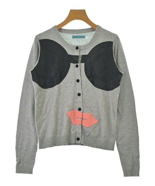 alice+olivia(アリスアンドオリビア)カーディガン グレー サイズ:-(M位)/2200673879035