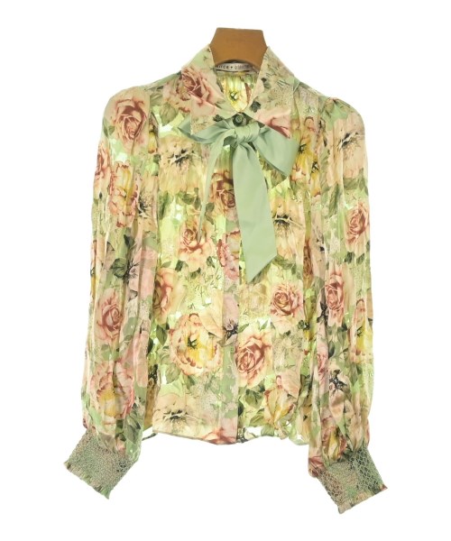 alice+olivia(アリスアンドオリビア)ブラウス 緑 サイズ:XS/2200665302053