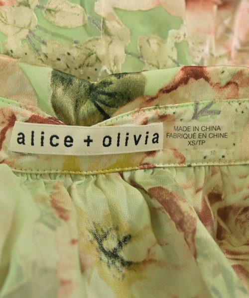 alice+olivia（アリスプラスオリビア）ブラウス 緑 サイズ:XS レディース/2200665302053