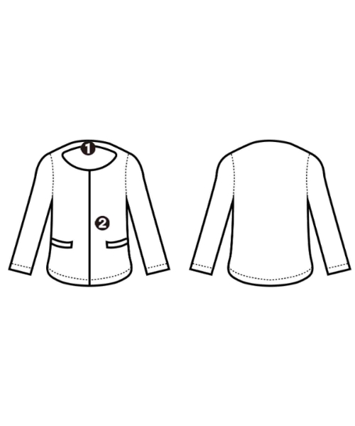 alice+olivia（アリスプラスオリビア）ノーカラージャケット 黒 サイズ:-(M位) レディース/2200737052022