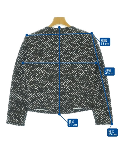 alice+olivia（アリスプラスオリビア）ノーカラージャケット 黒 サイズ:-(M位) レディース/2200737052022
