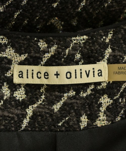 alice+olivia（アリスプラスオリビア）ノーカラージャケット 黒 サイズ:XS レディース/2200722576021