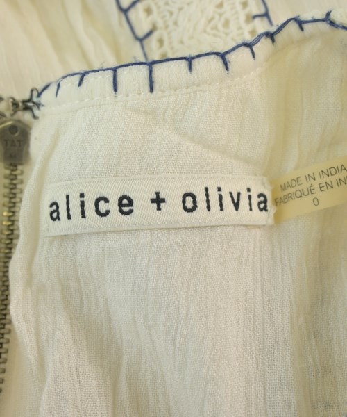 alice+olivia（アリスプラスオリビア）ワンピース 白 サイズ:0(XS位) レディース/2200685400074