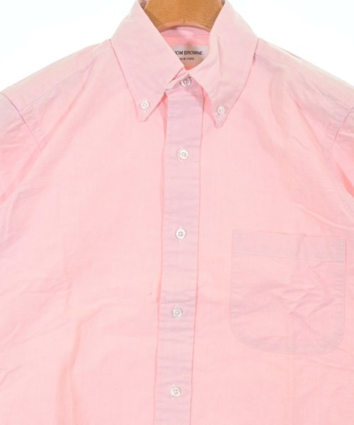 THOM BROWNE（トムブラウン）カジュアルシャツ ピンク サイズ:0(XS位) メンズ/2200634891090