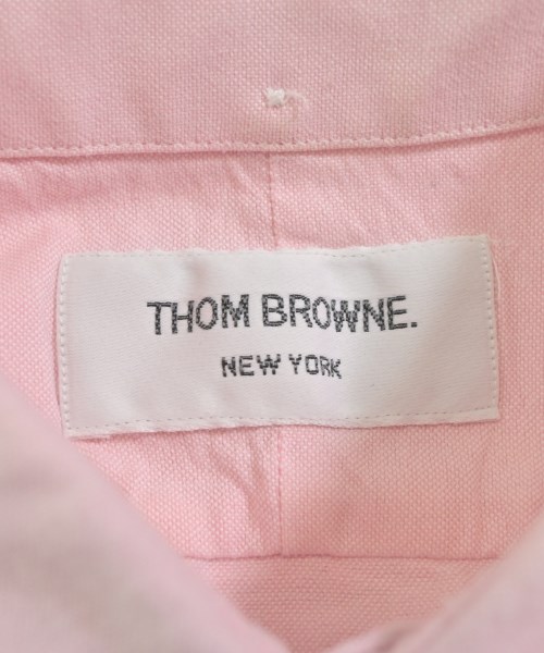 THOM BROWNE（トムブラウン）カジュアルシャツ ピンク サイズ:0(XS位) メンズ/2200634891137
