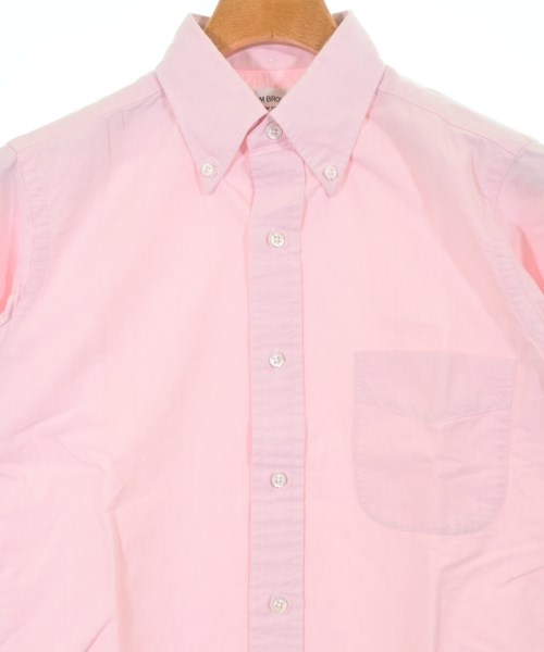 THOM BROWNE（トムブラウン）カジュアルシャツ ピンク サイズ:0(XS位) メンズ/2200634891137