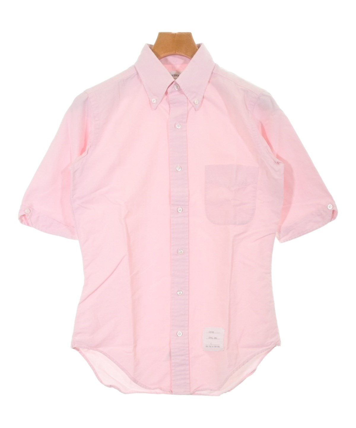 THOM BROWNE（トムブラウン）カジュアルシャツ ピンク サイズ:0(XS位