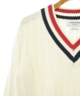 THOM BROWNE（トムブラウン）ニット・セーター 白 サイズ:1(S位) メンズ/2200637106016