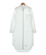 THOM BROWNE（トムブラウン）シャツワンピース 白 サイズ:2(M位) レディース/2200637106023
