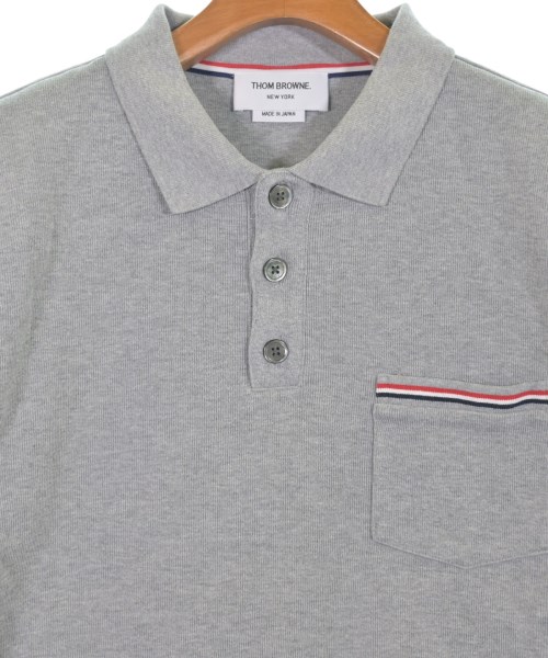 THOM BROWNE（トムブラウン）ポロシャツ グレー サイズ:-(M位) メンズ/2200628275042