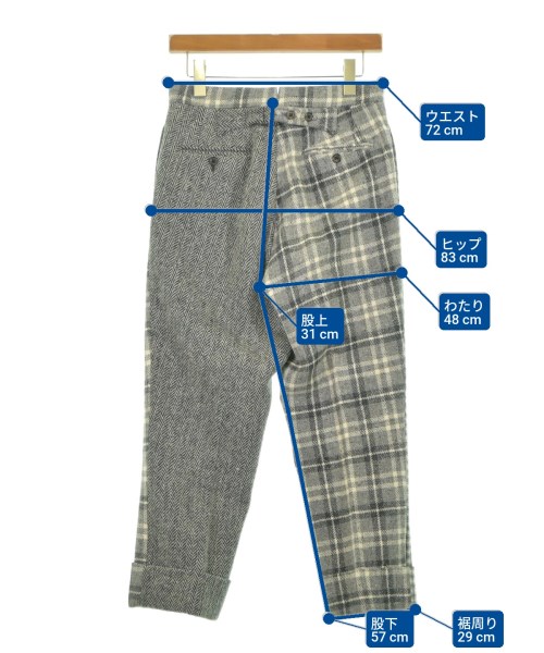 THOM BROWNE（トムブラウン）スラックス グレー サイズ:1(S位) メンズ/2200642580023