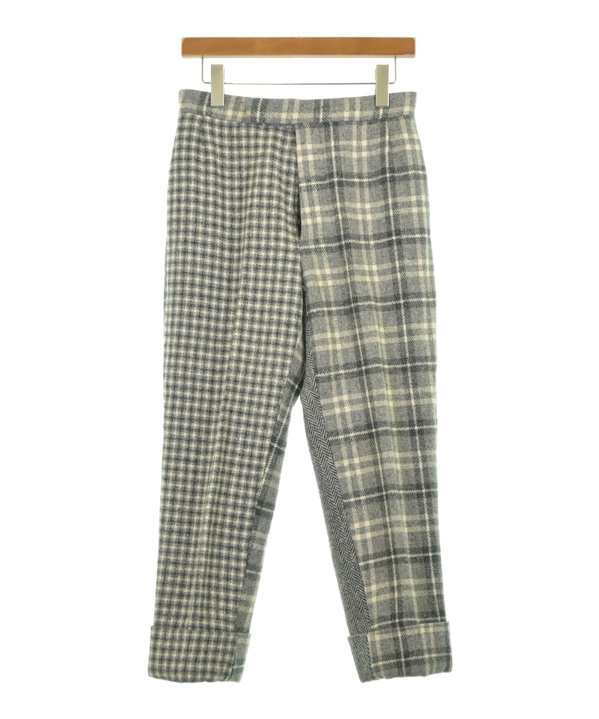 THOM BROWNE（トムブラウン）スラックス グレー サイズ:1(S位) メンズ