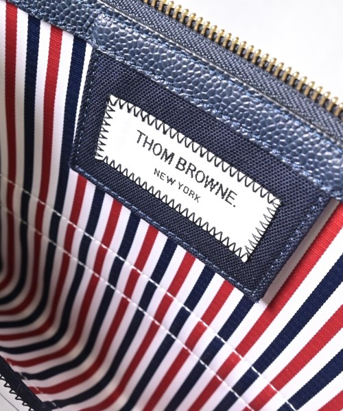 THOM BROWNE（トムブラウン）クラッチバッグ 紺 サイズ:- メンズ/2200643756472