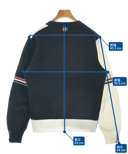 THOM BROWNE（トムブラウン）カーディガン 紺 サイズ:3(L位) メンズ/2200644877114