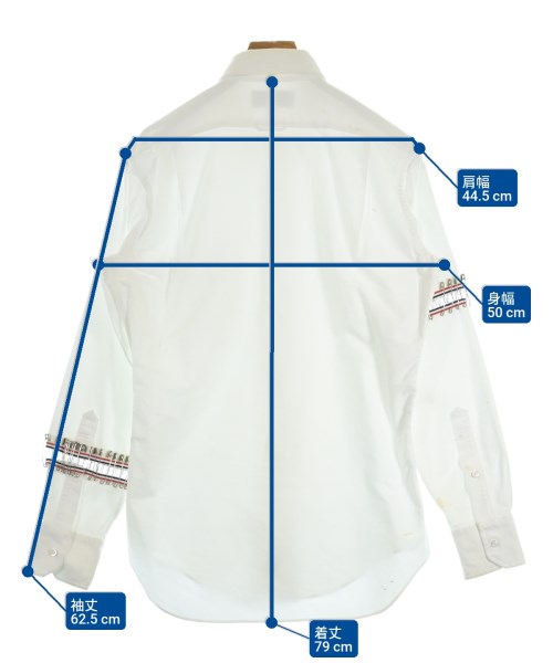 THOM BROWNE（トムブラウン）カジュアルシャツ 白 サイズ:2(M位) メンズ/2200621777031